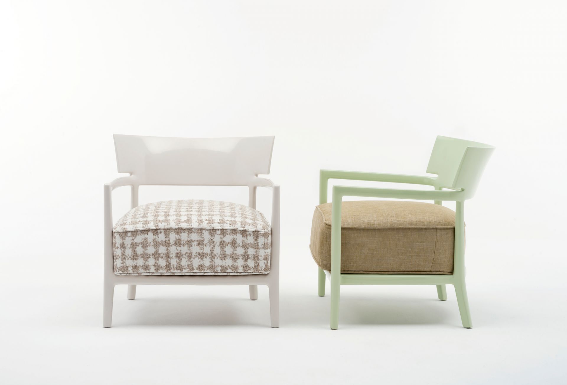 Cara Fancy Fauteuil Kartell vert pâle