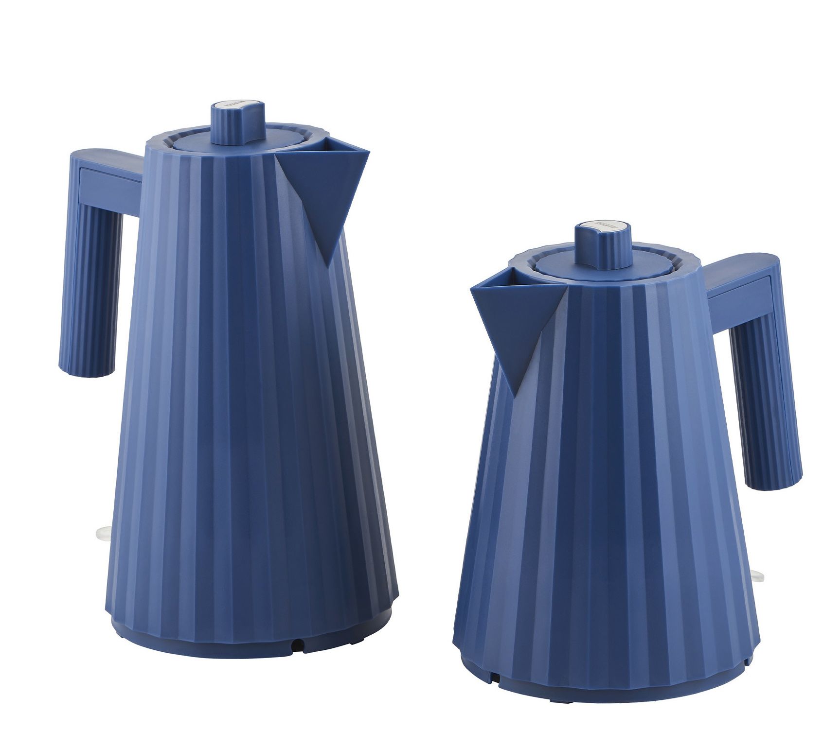 MDL06/1 Plissé Bouilloire Small Alessi Bleu