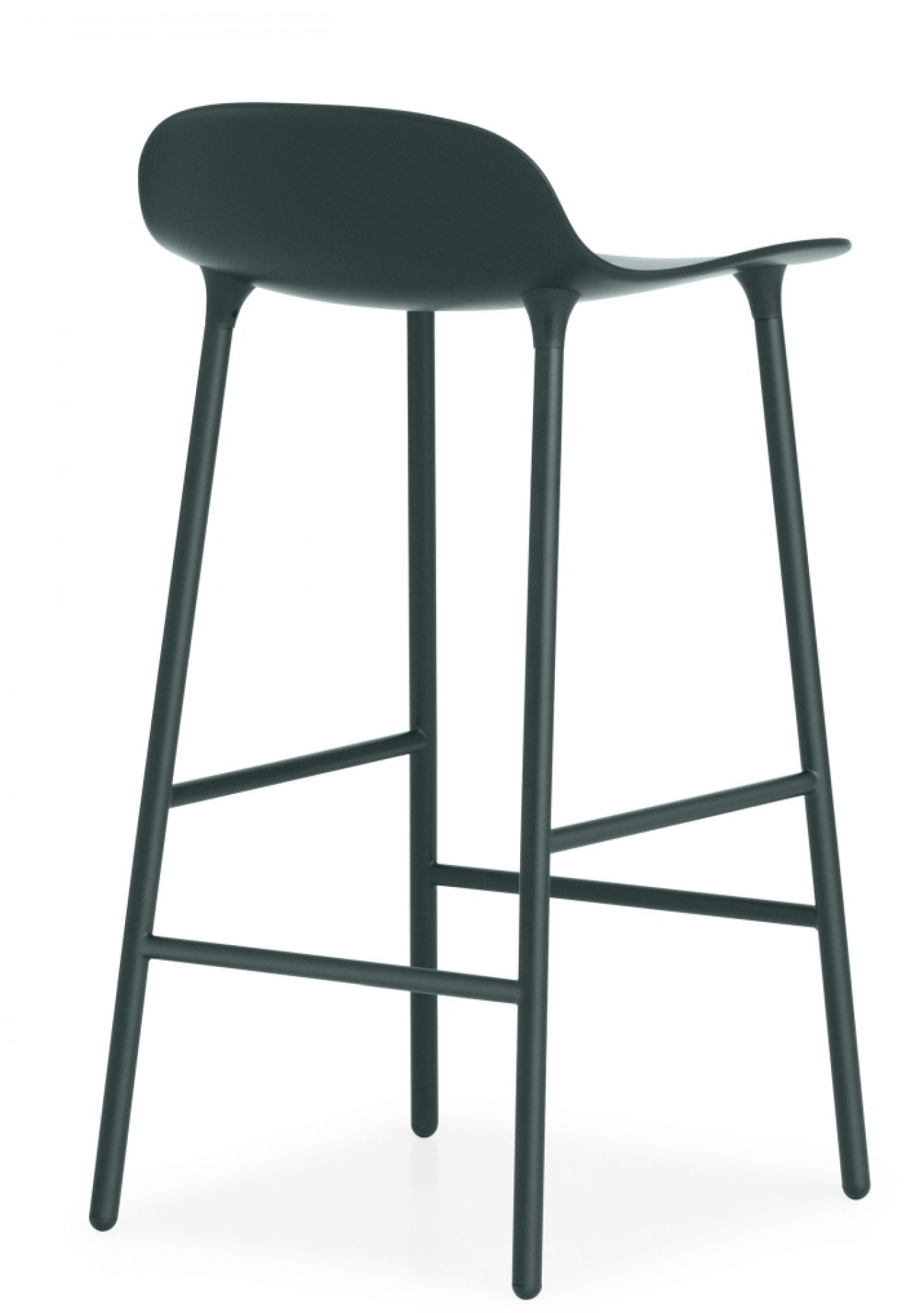 Form Barstool tabouret de bar H 65 cm Acier Normann Copenhagen
