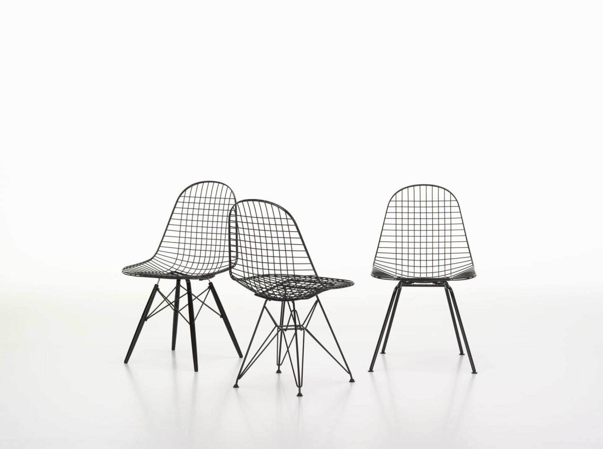 DKX Wire Chair Chaise assise rembourree Vitra