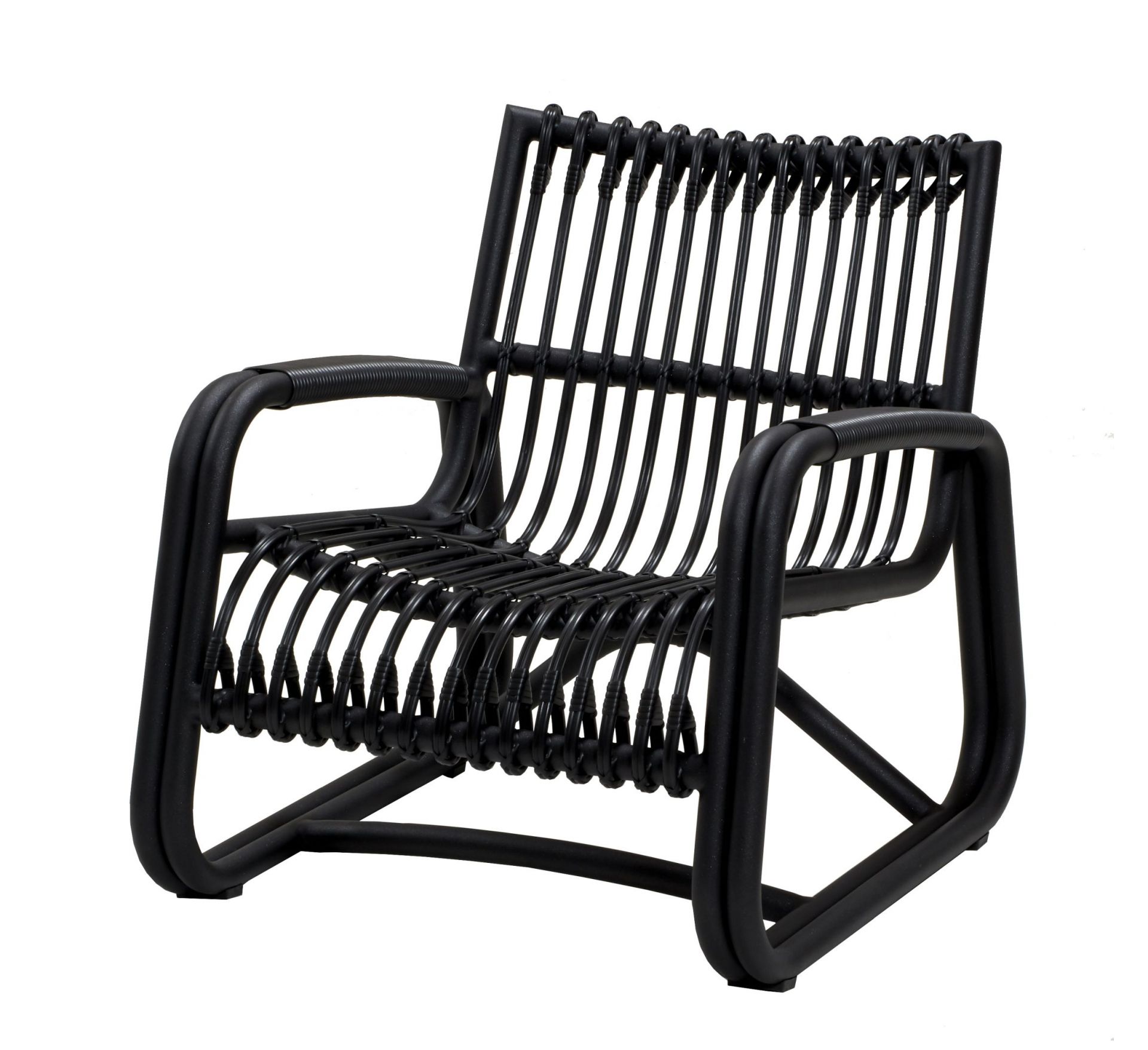 Curve Outdoor Lounge chaise Gris lave  Cane-Line