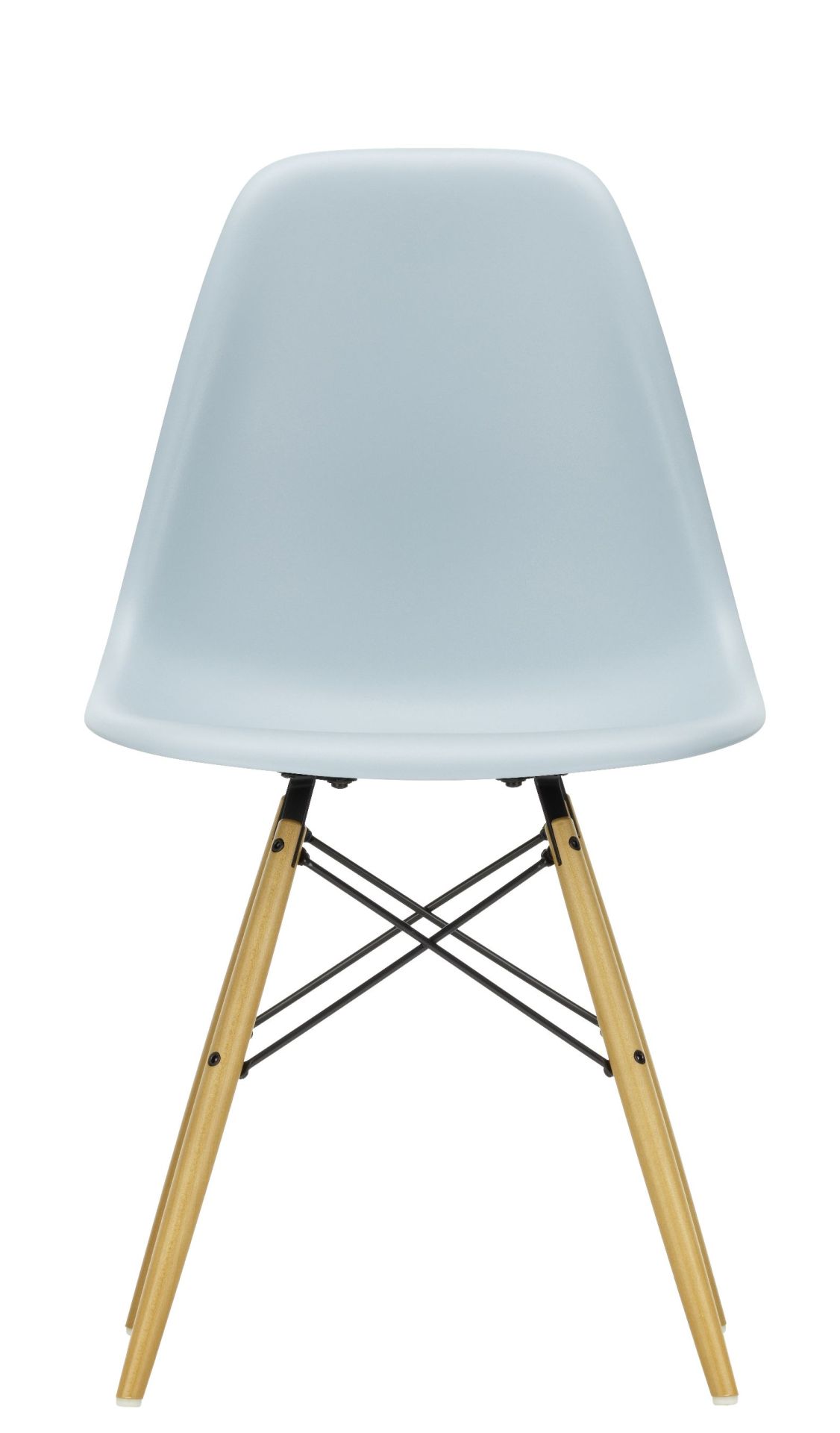 Chaise d'appoint Eames en plastique DSW Chair JAUNE ÉRABLE / GRIS GLACÉ Vitra OFFRE SPECIALE