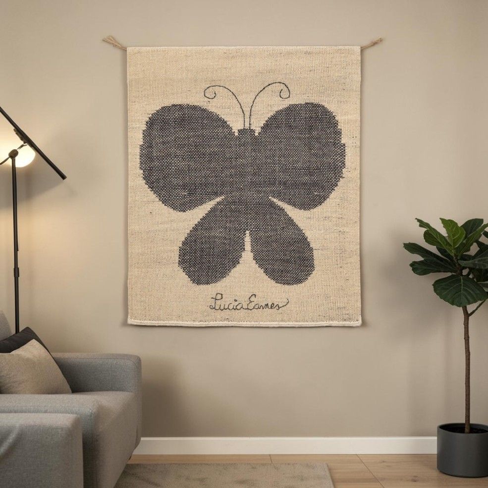 Lucia Eames Butterfly Tapestry Tapisserie Nanimarquina