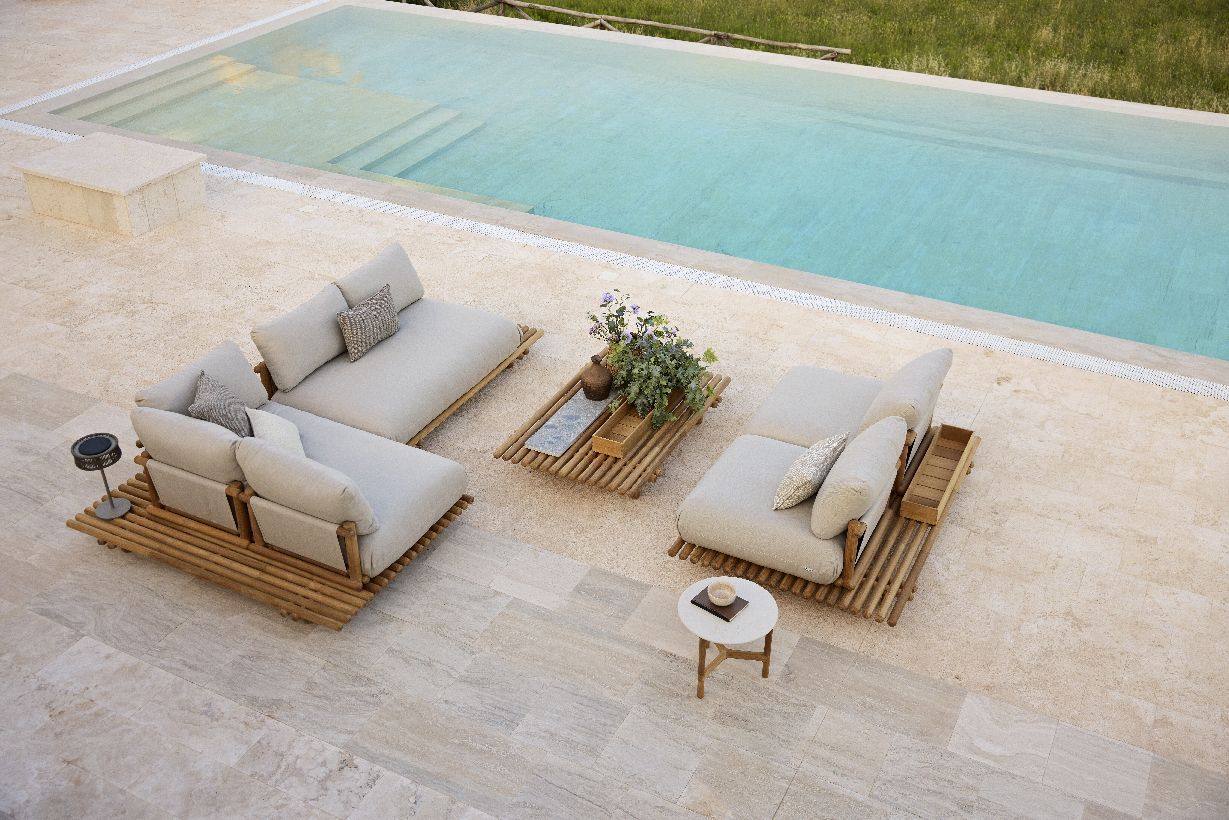 Sticks Platform Canapé d'angle Outdoor Cane-Line 