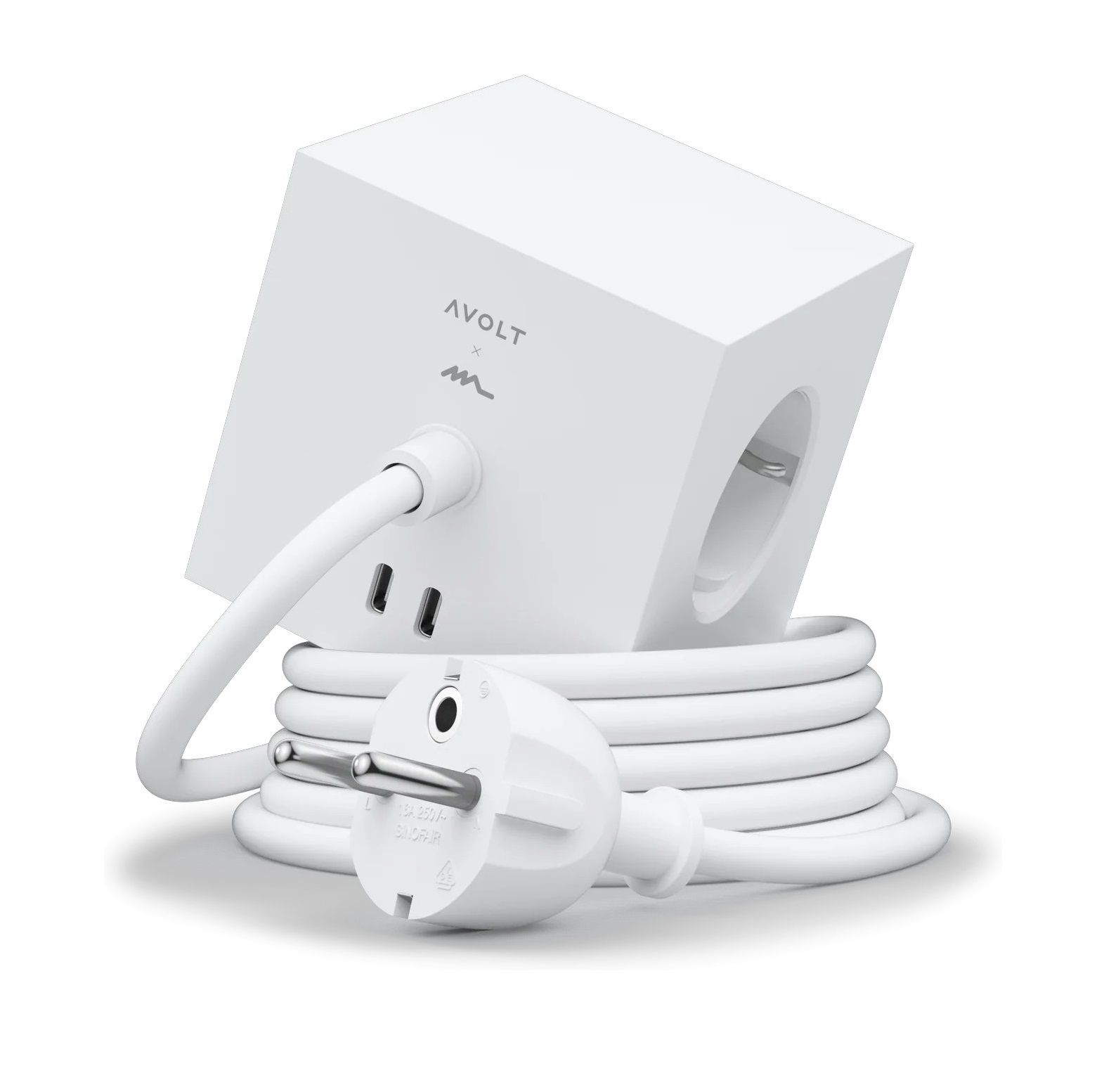 Square 1 - Avolt Cube de prises avec USB C dfp Design 