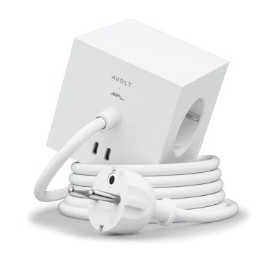 Square 1 - Avolt Cube de prises avec USB C dfp Design 