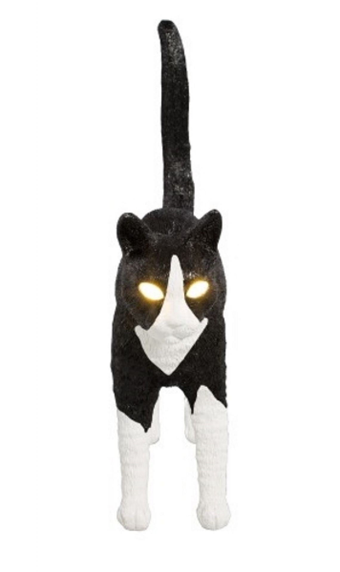 Jobby Cat lamp Lampe de table Noir et Blanc Seletti OFFRE SPECIALE