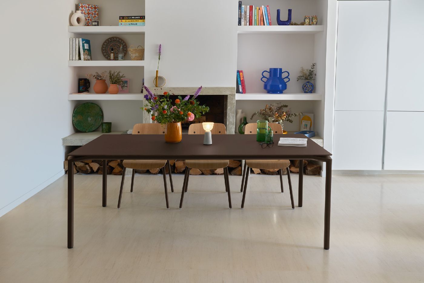 Studie Chair Chaise en chêne d'intérieur Fermob