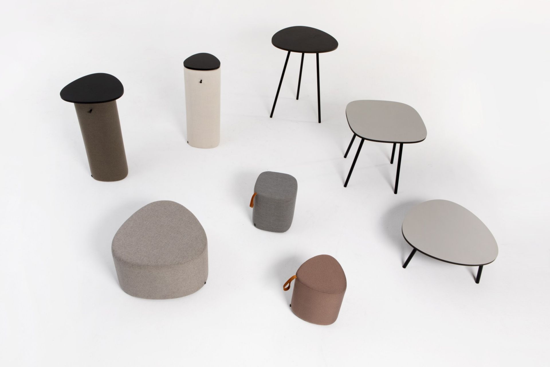 Pully Square Tabouret Cascando