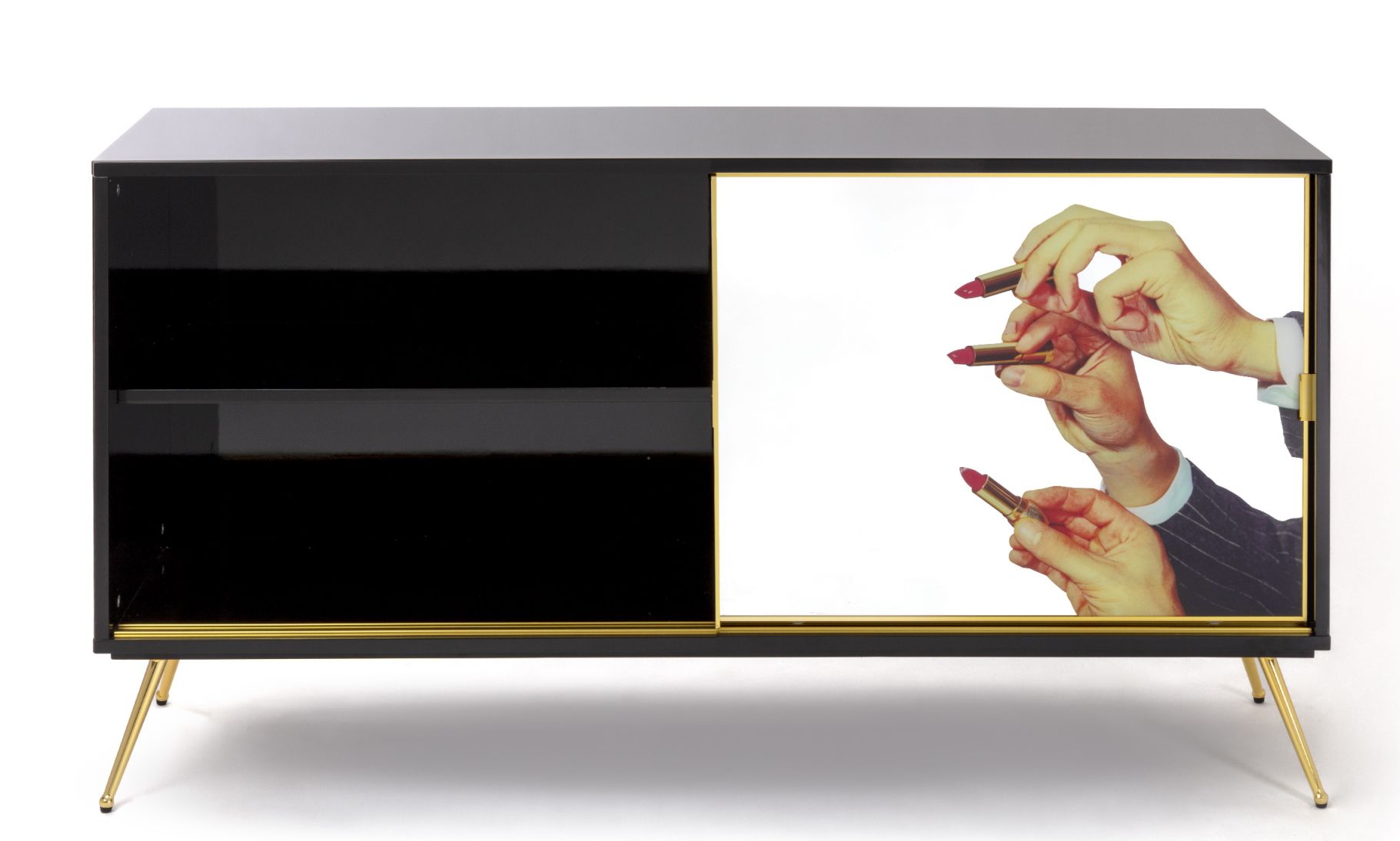Toiletpaper Sliding Doors Portes coulissantes Buffet Seletti Lipsticks Toiletpaper Sliding Doors Portes coulissantes Buffet Seletti Lipsticks