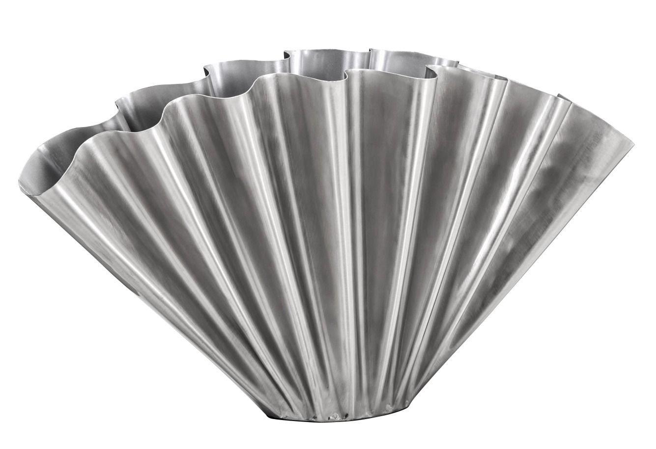 Vase HDFlood Large Finition argent brossé house doctor 