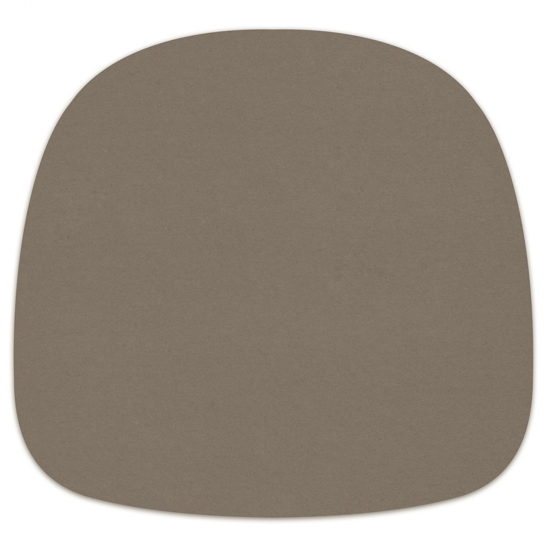 Coussin de siège - Feutre About A Chair AAC22 / AAC 22 Taupe Hey Sign