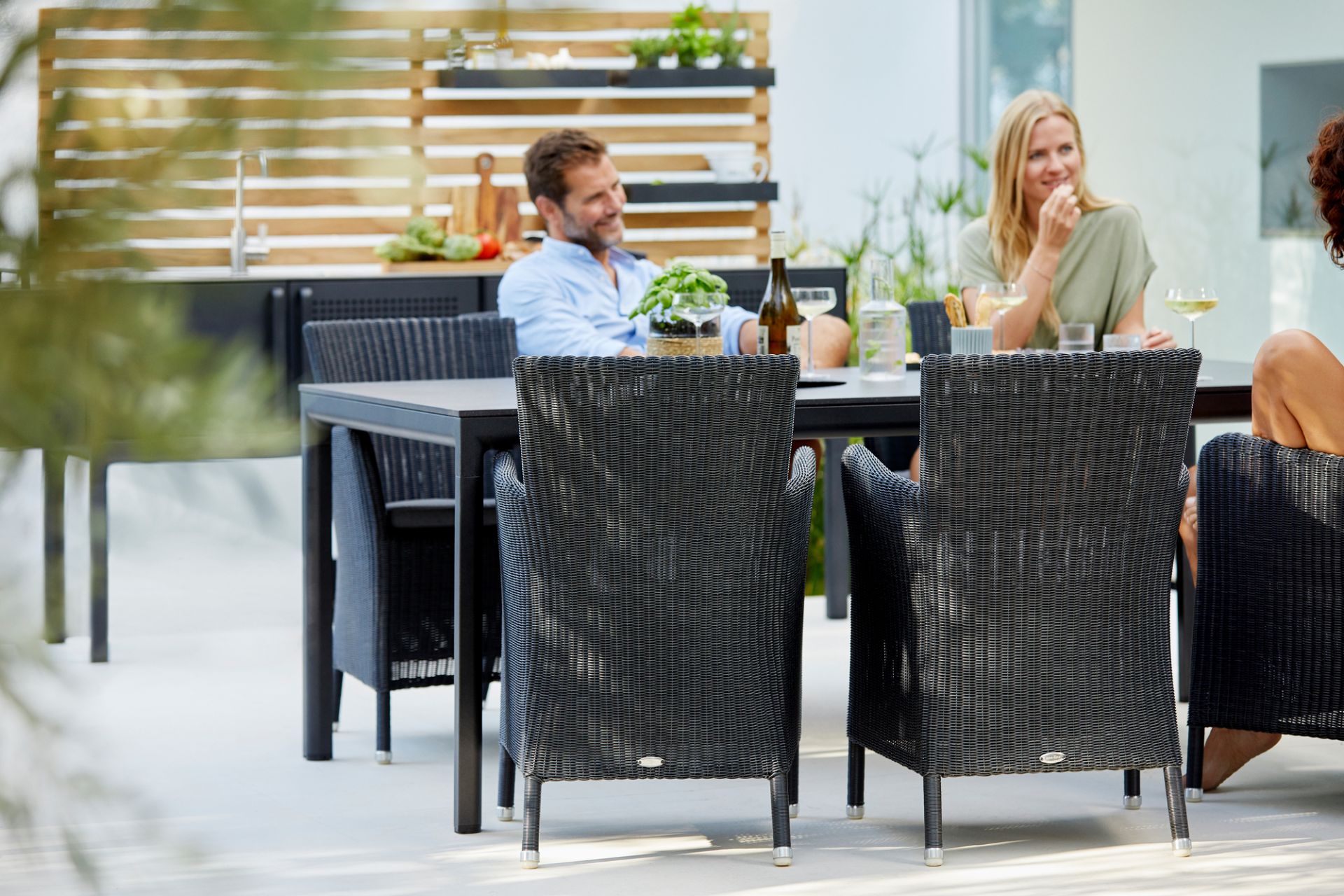 Hampsted Outdoor fauteuil gris clair Cane-Line
