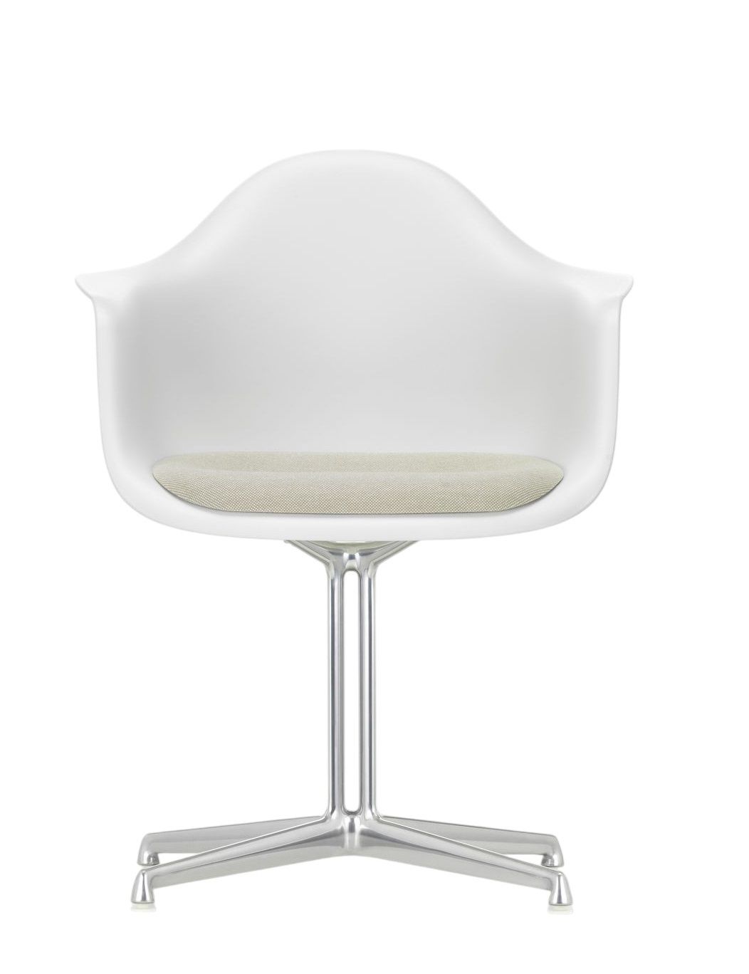 Eames Plastic Arm Chair DAL avec coussin d'assise Vitra