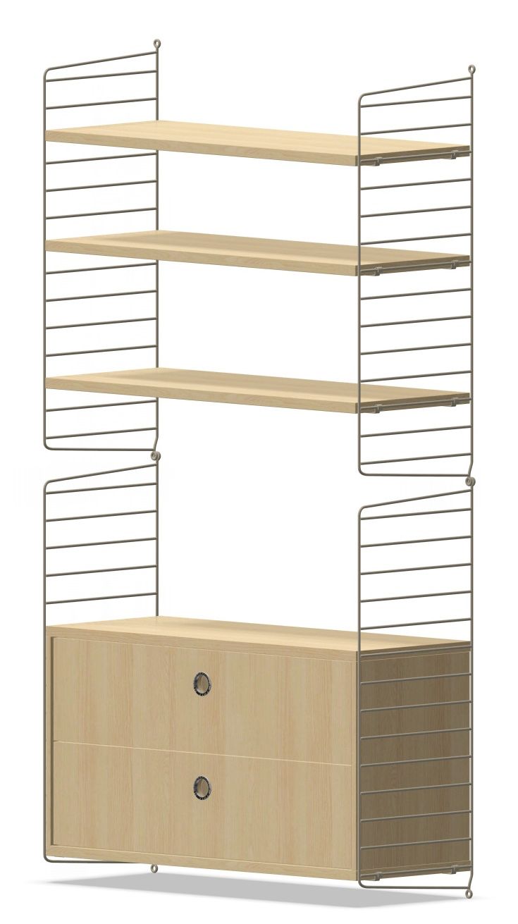 Poste de travail CONFIGURATIONS W3 String Furniture