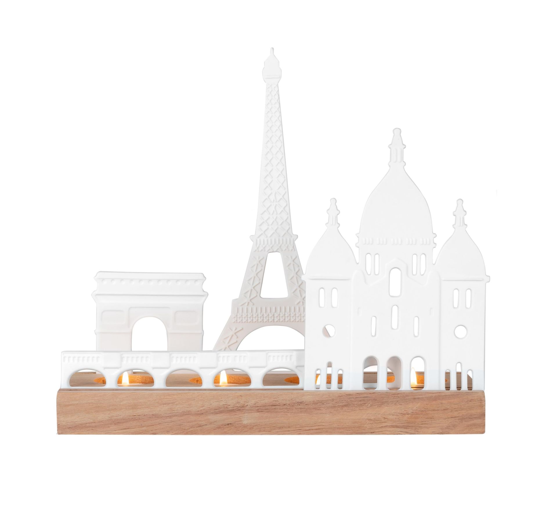 Objet lumineux Silhouette de la ville de Paris Räder