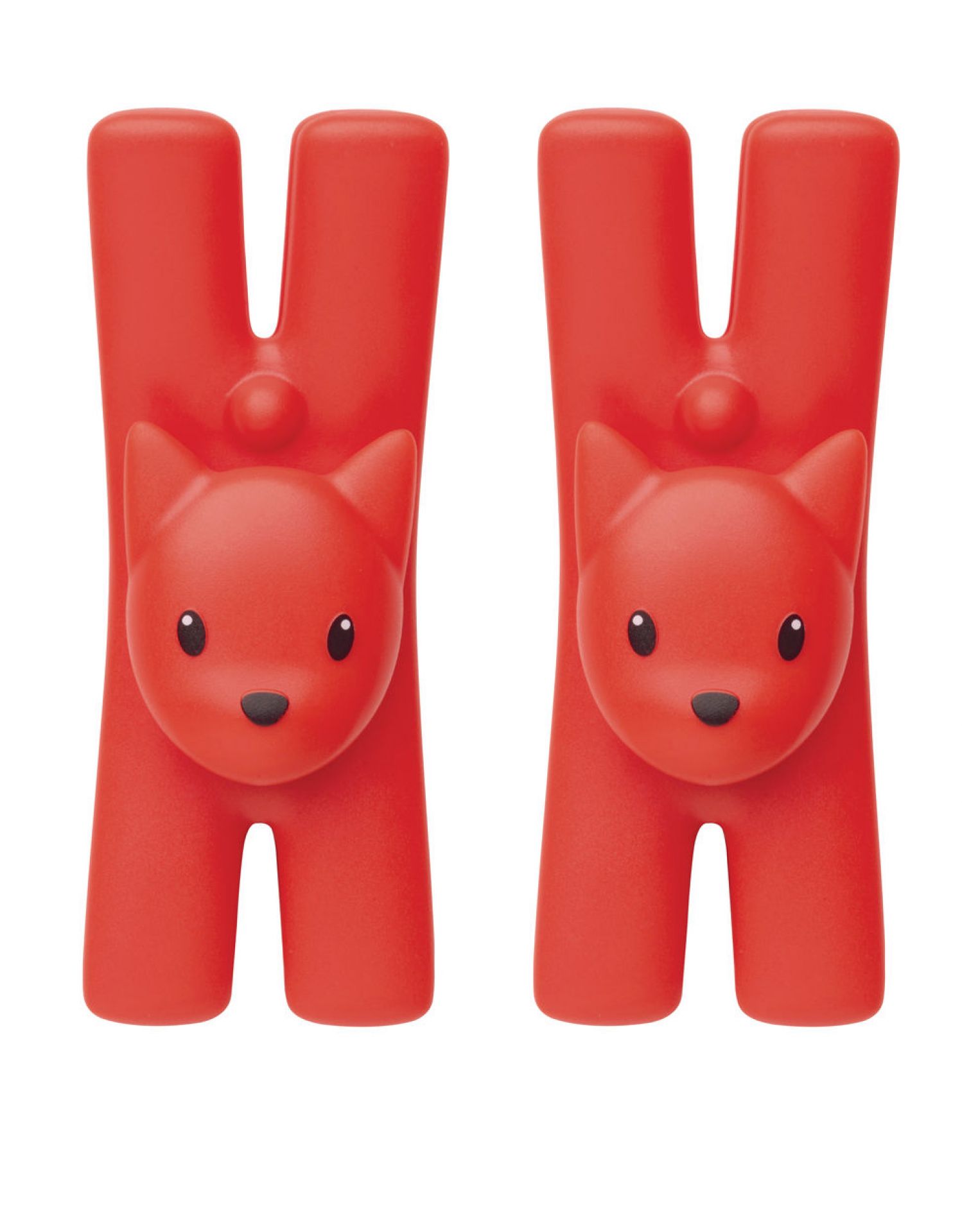 MMI32CS RO Lampo Jeu de pinces rouge orange  Alessi OFFRE SPECIALE