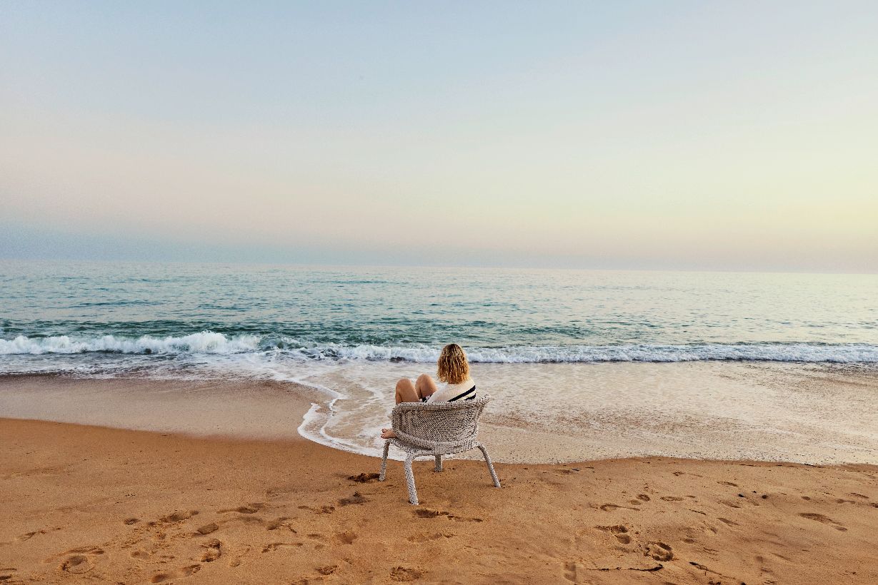 Fauteuil lounge d'extérieur SEASHELL NUO DEDON