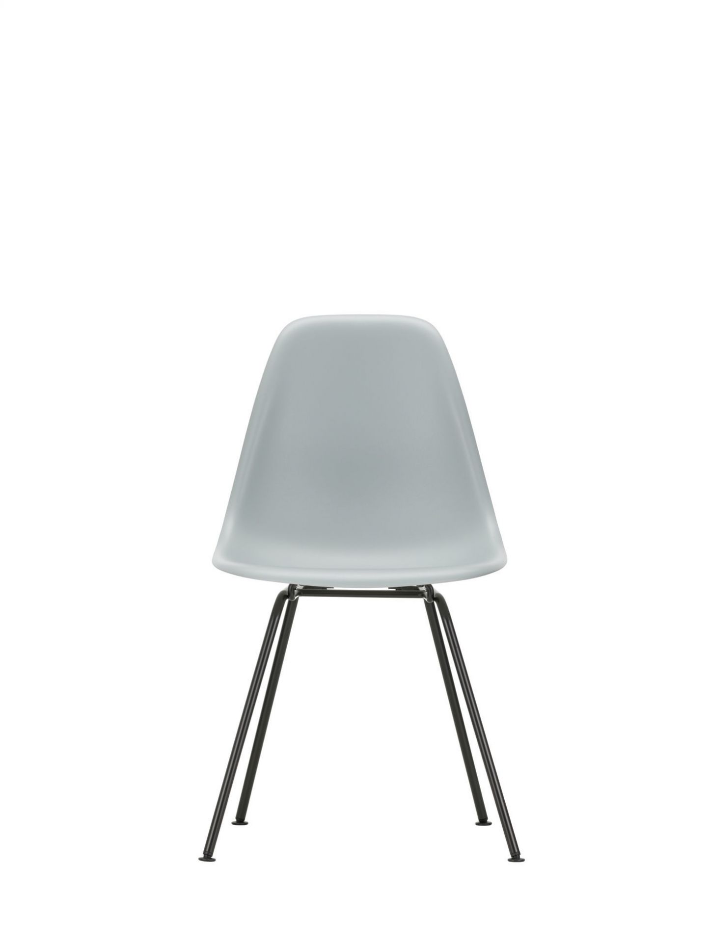 Eames Plastic Side Chair DSX Chaise Vitra Chromé - Blanc