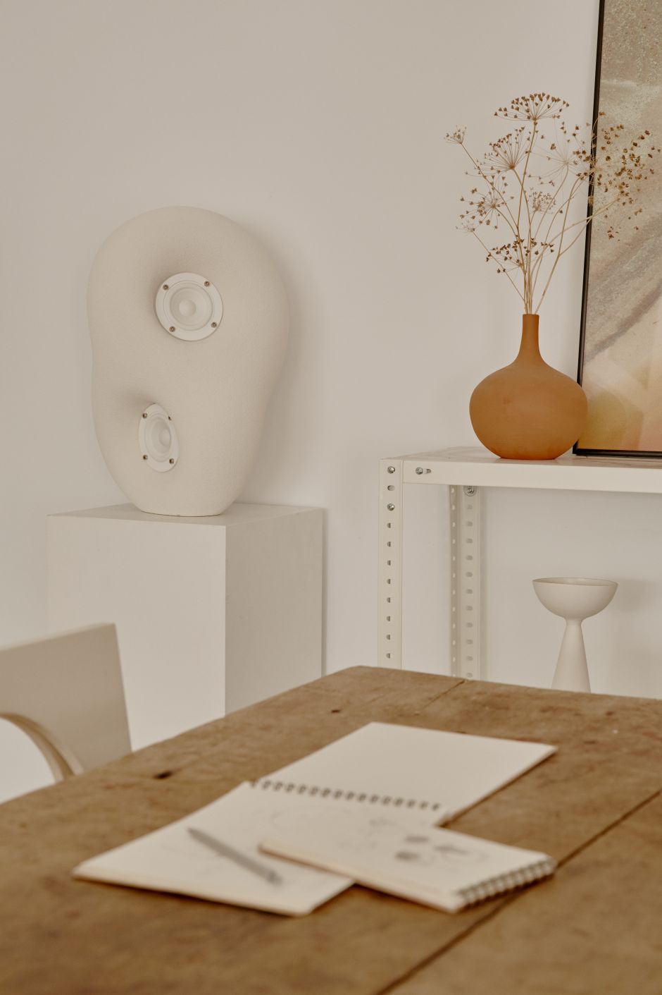 Sculpture acoustique Haut-parleur Transparent