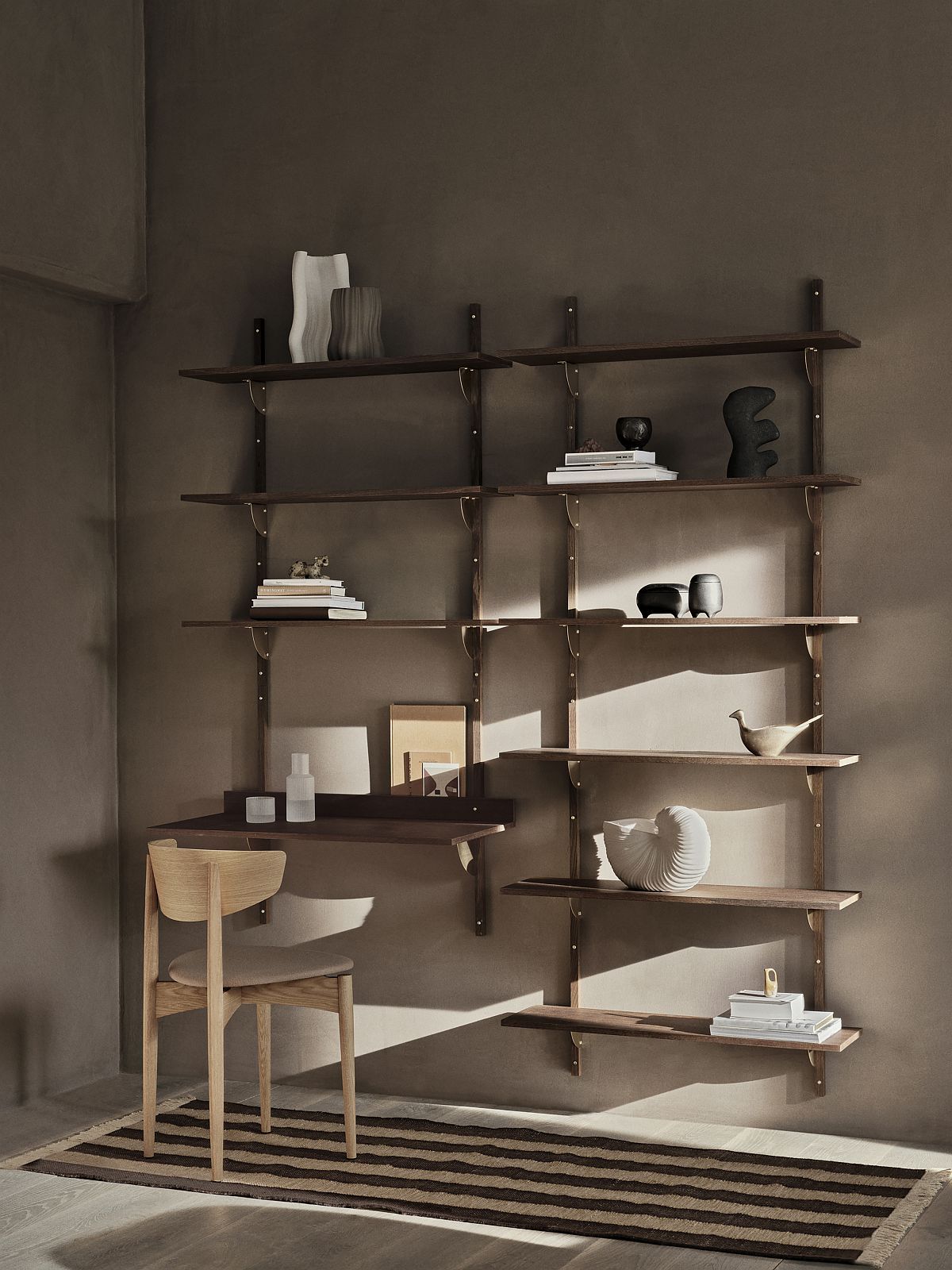 Sector Shelf Triple/Wide Étagère murale Ferm Living