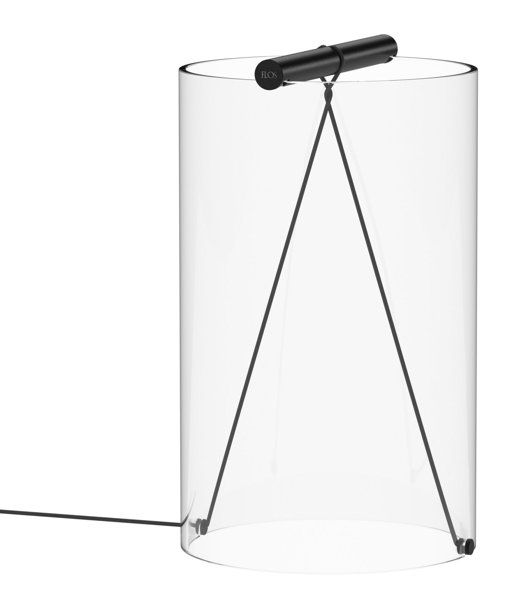To-Tie T2 LED Lampe de table Flos Anodisé noir