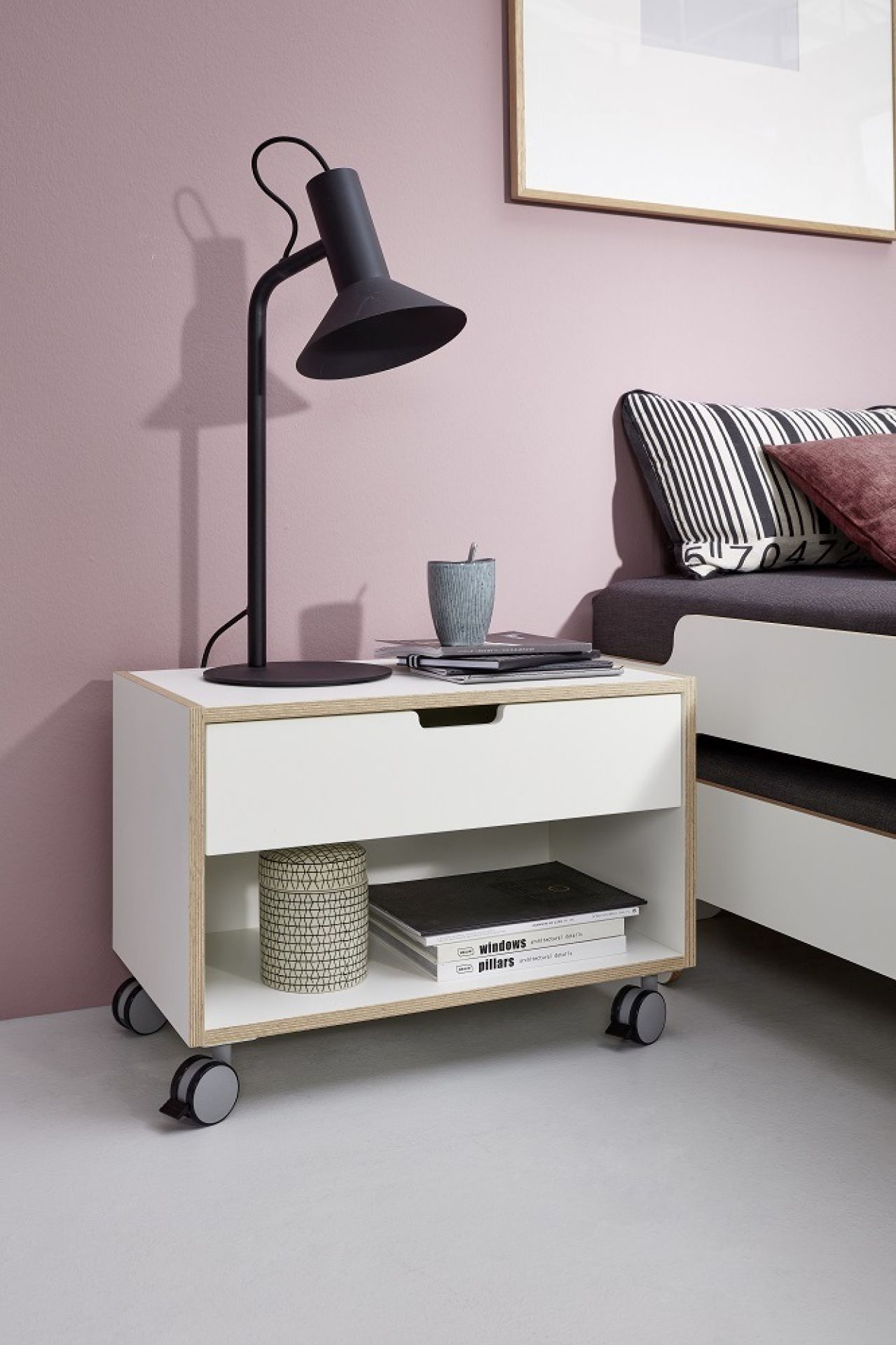 Modular Table de chevet Müller Möbelwerkstätten