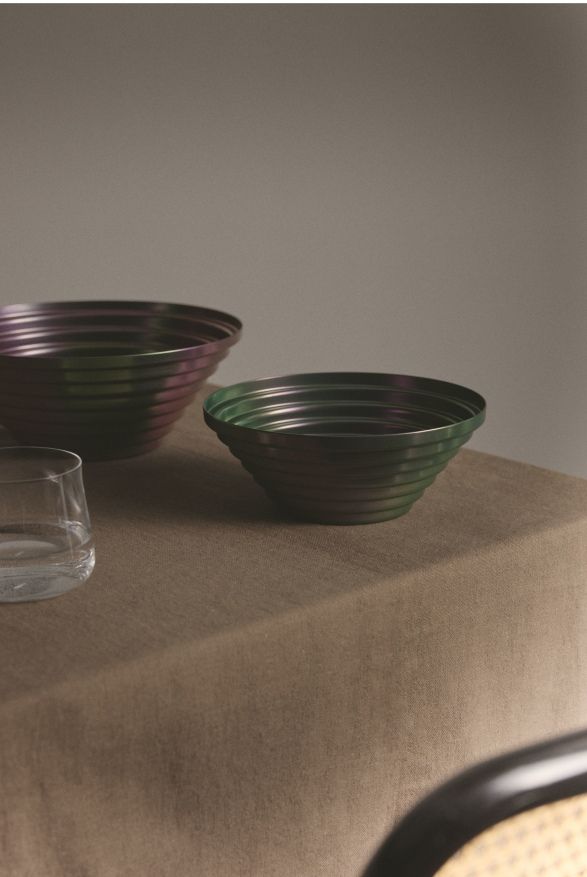 Maya bol rond Ø 25 cm Greenpurple 7320/25GRP Alessi  