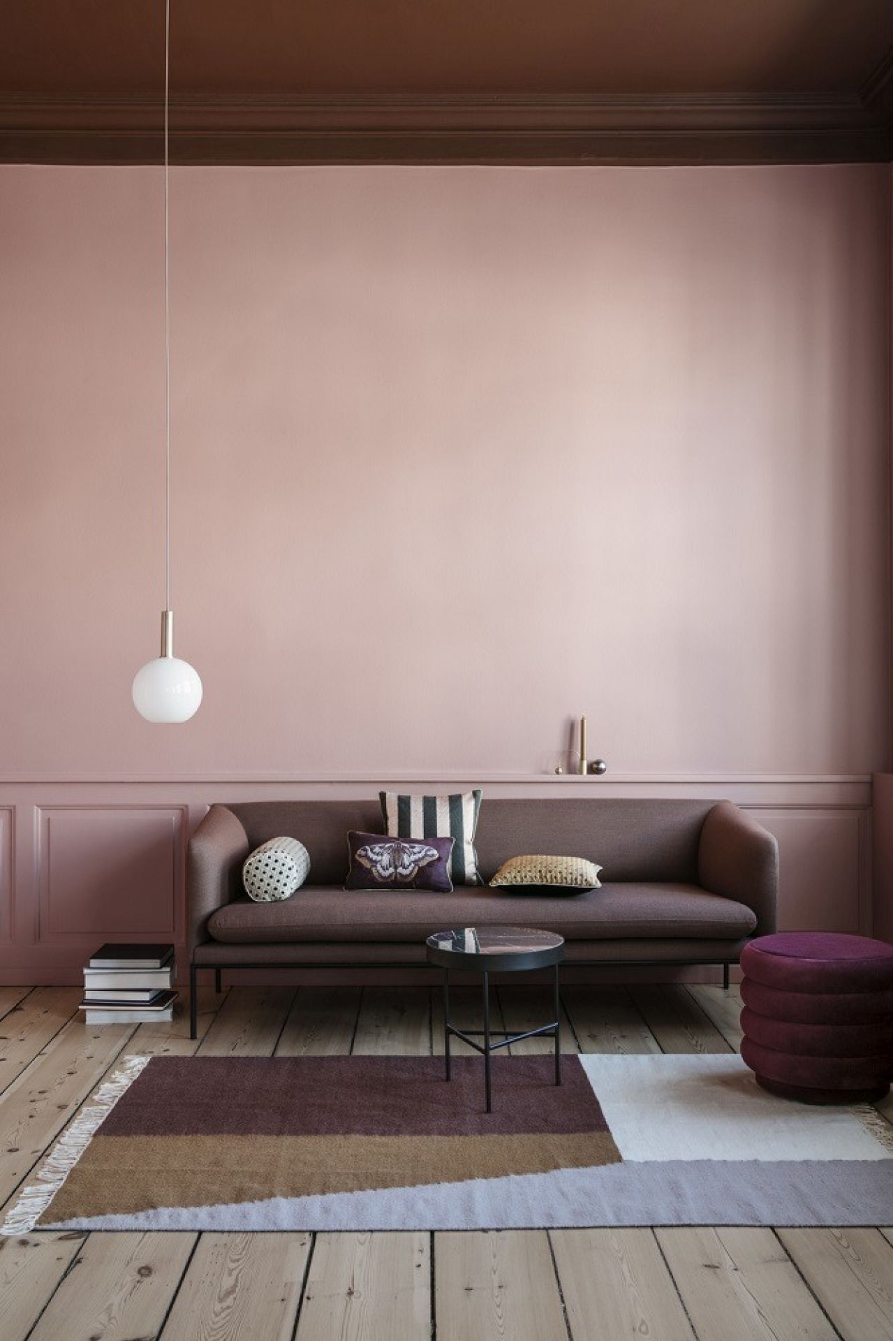 Marble Table Beistelltisch Ferm Living Noir 40