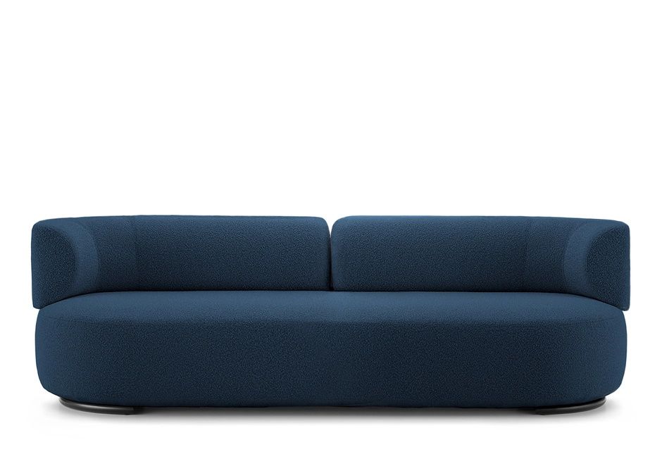 K-Wait Canapé Bouclé bleu Kartell