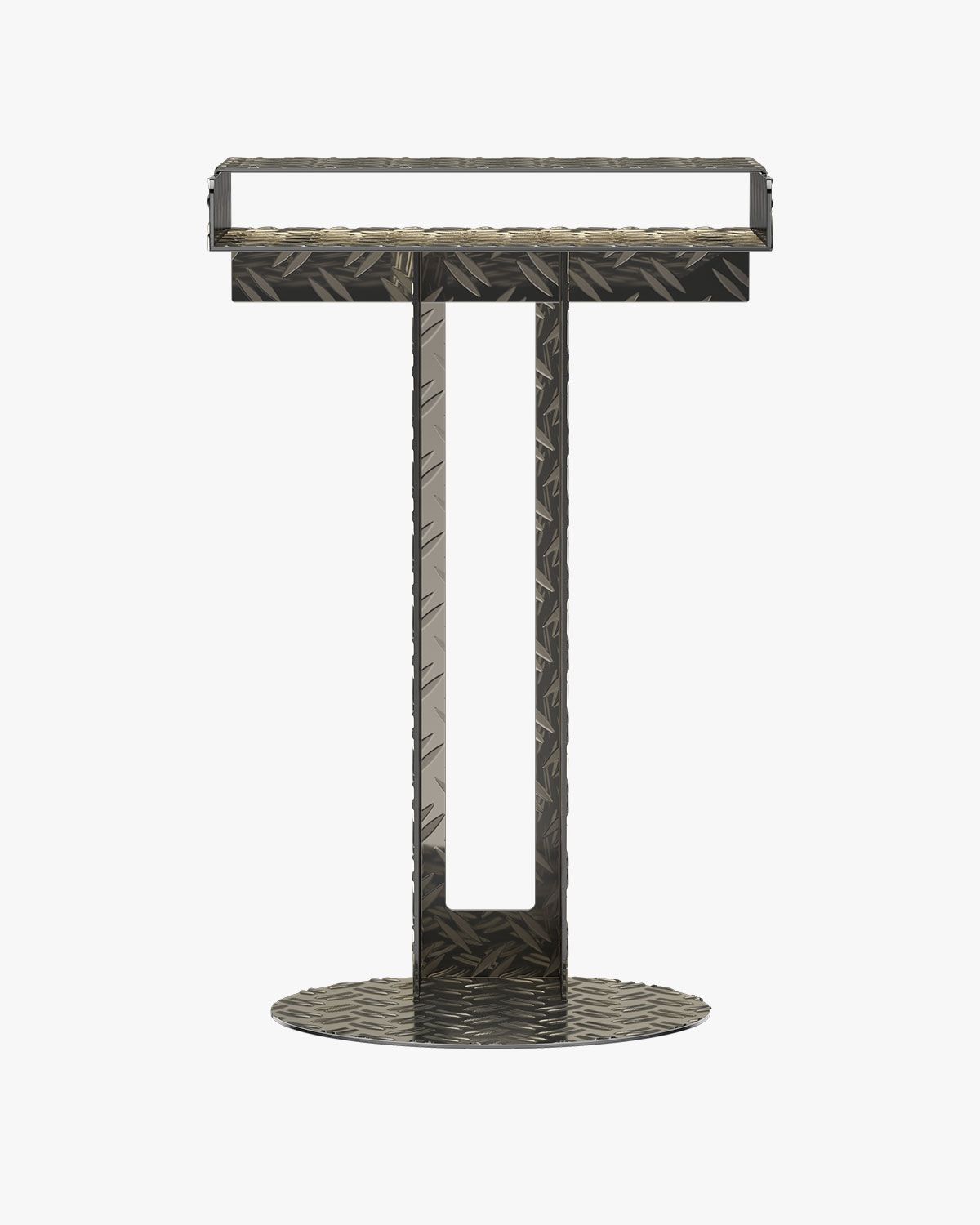Meta Table d'appoint Tôle diamantée New Tendency