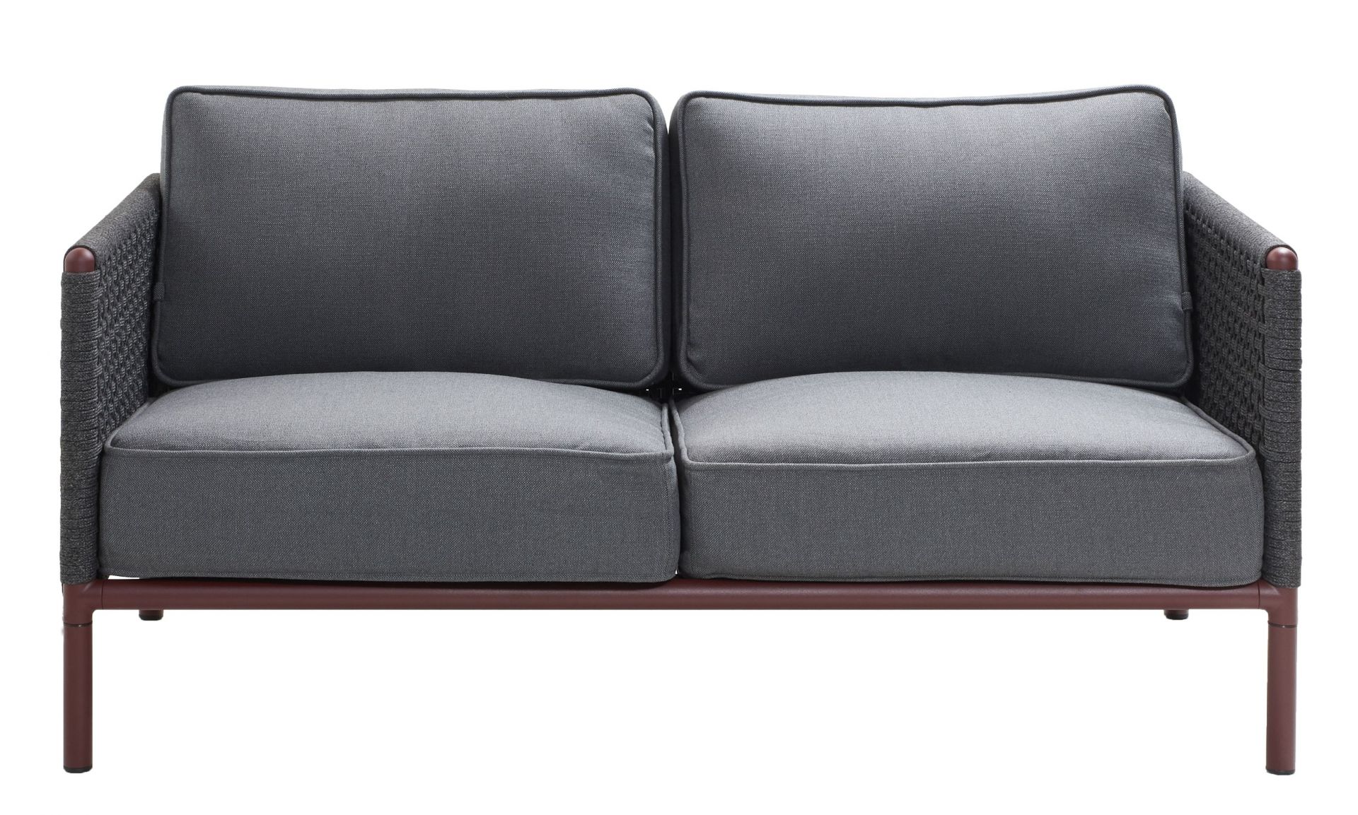 Encore Canapé 2 places Bordeaux avec coussin AirTouch Cane Line