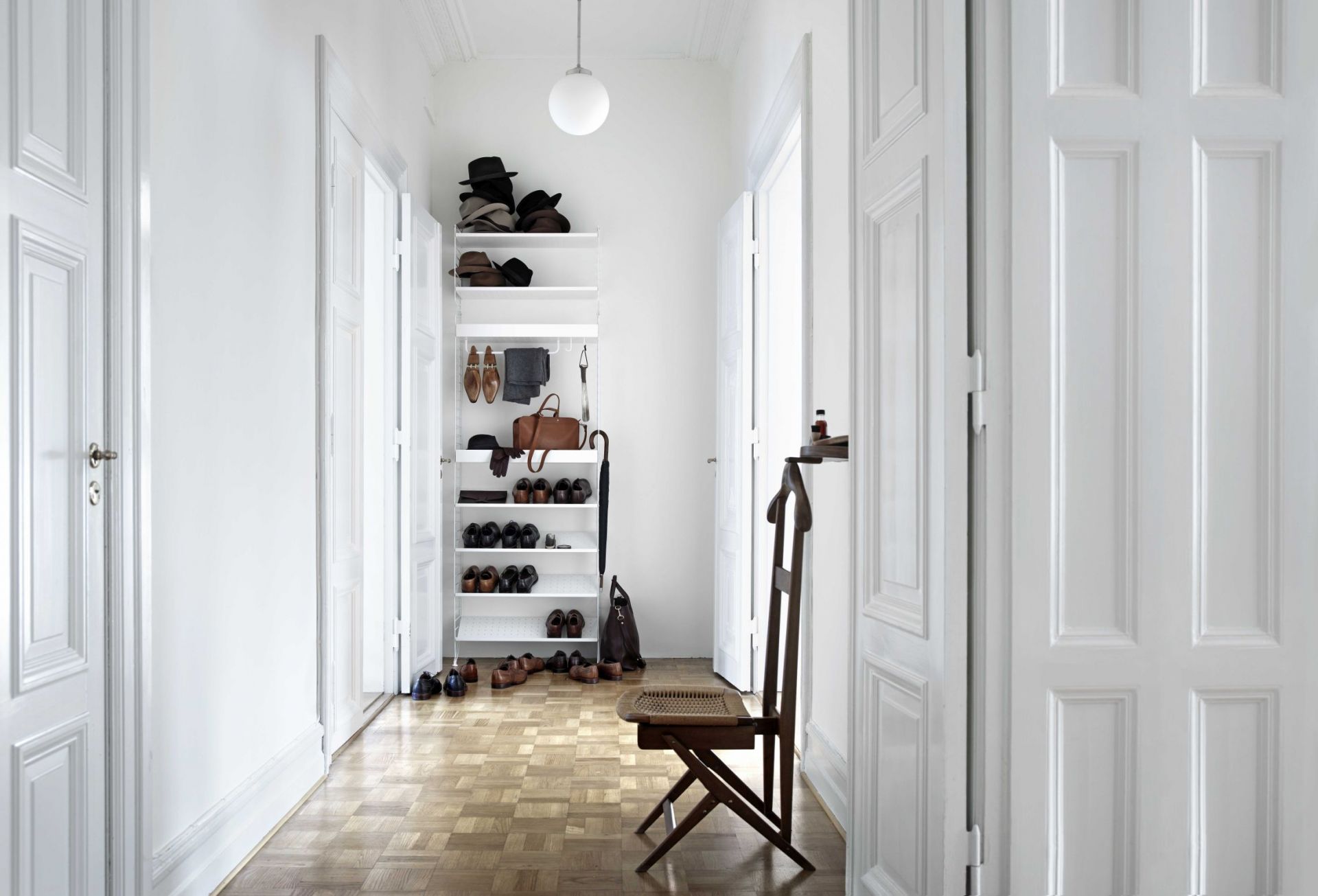 Étagère individuelle en métal bord haut L 58 cm String Furniture    
