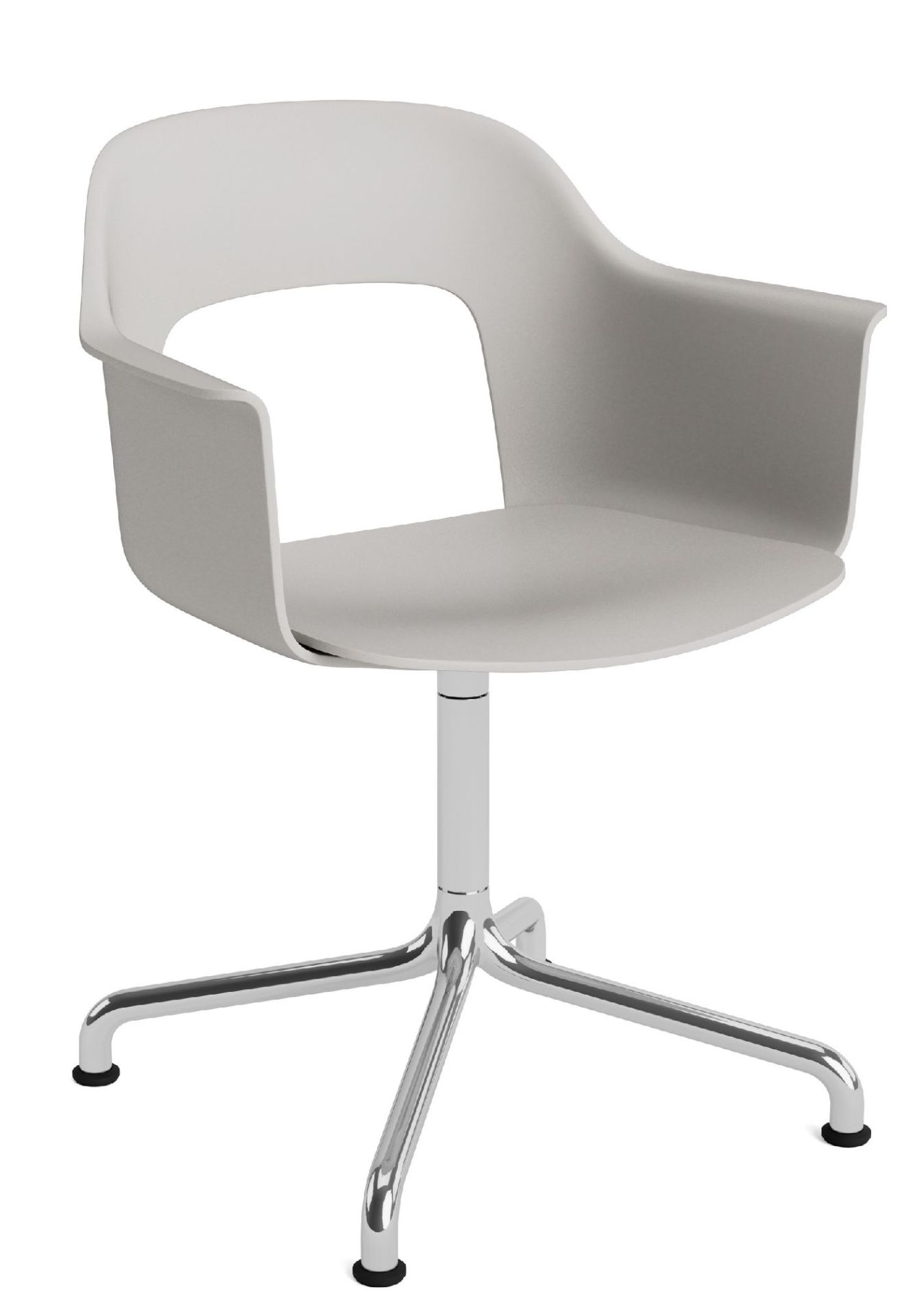 Layout Armchair 251 Fauteuil 4 pieds en étoile Pied pivotant avec base incurvée Hay  