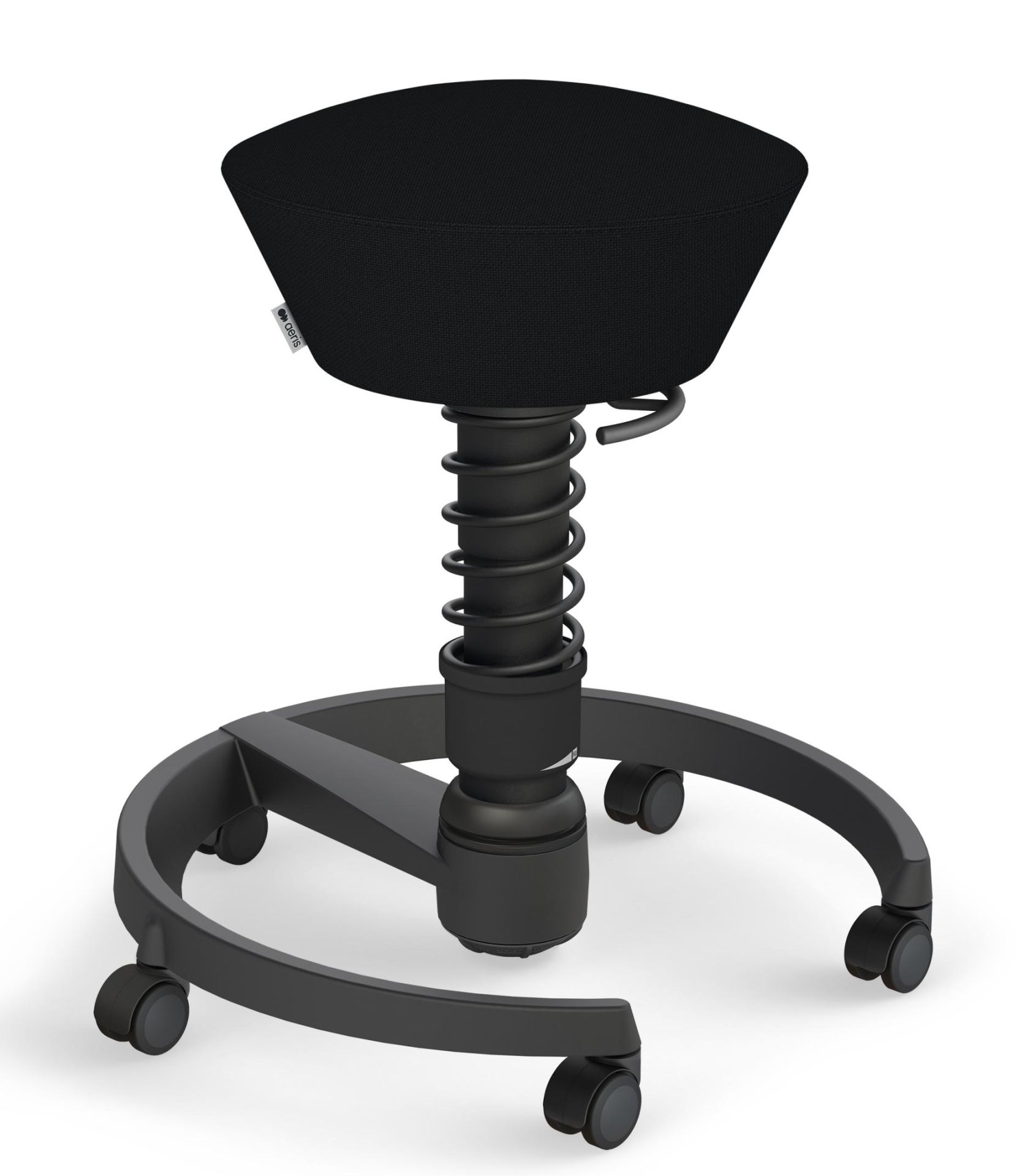 Swopper Noir Tabouret sur roulettes Aeris Modèle en promotion 