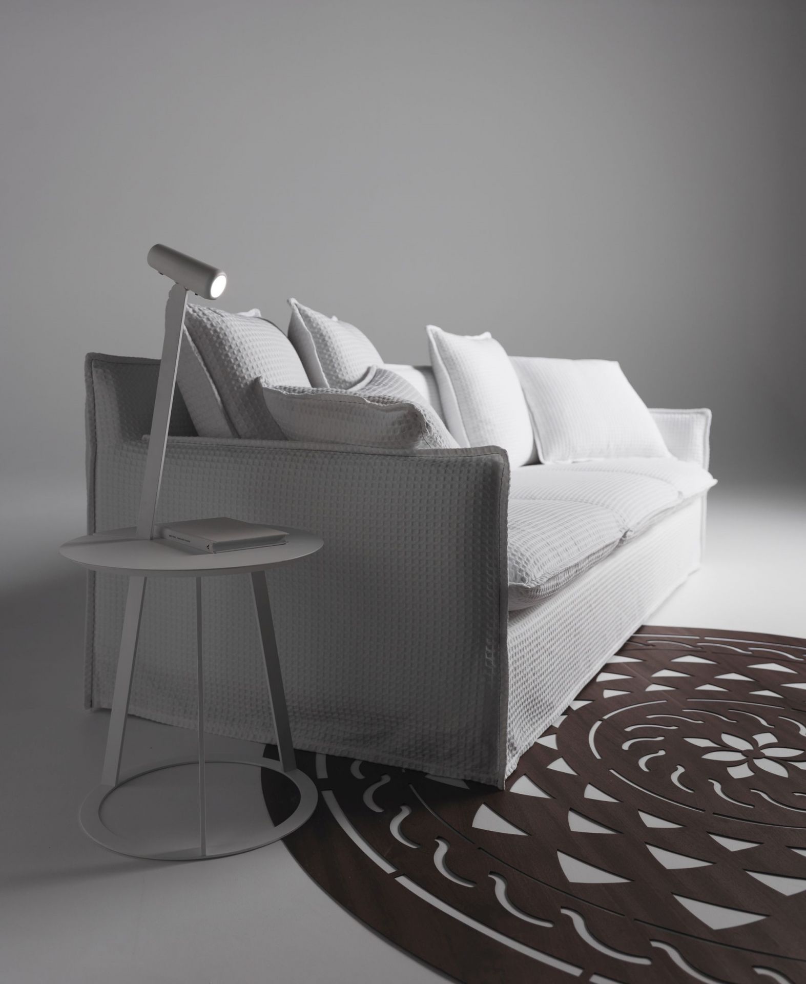 Albino Torcia Table d'appoint blanc Casamania Horm