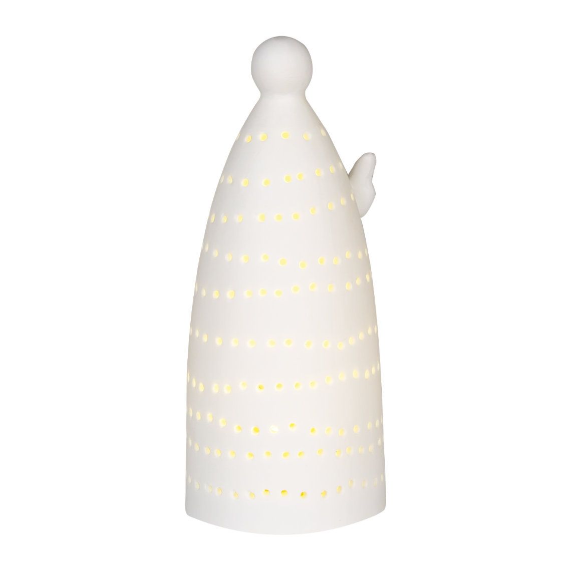 Mini lampe LED en forme d'ange à 2 roues