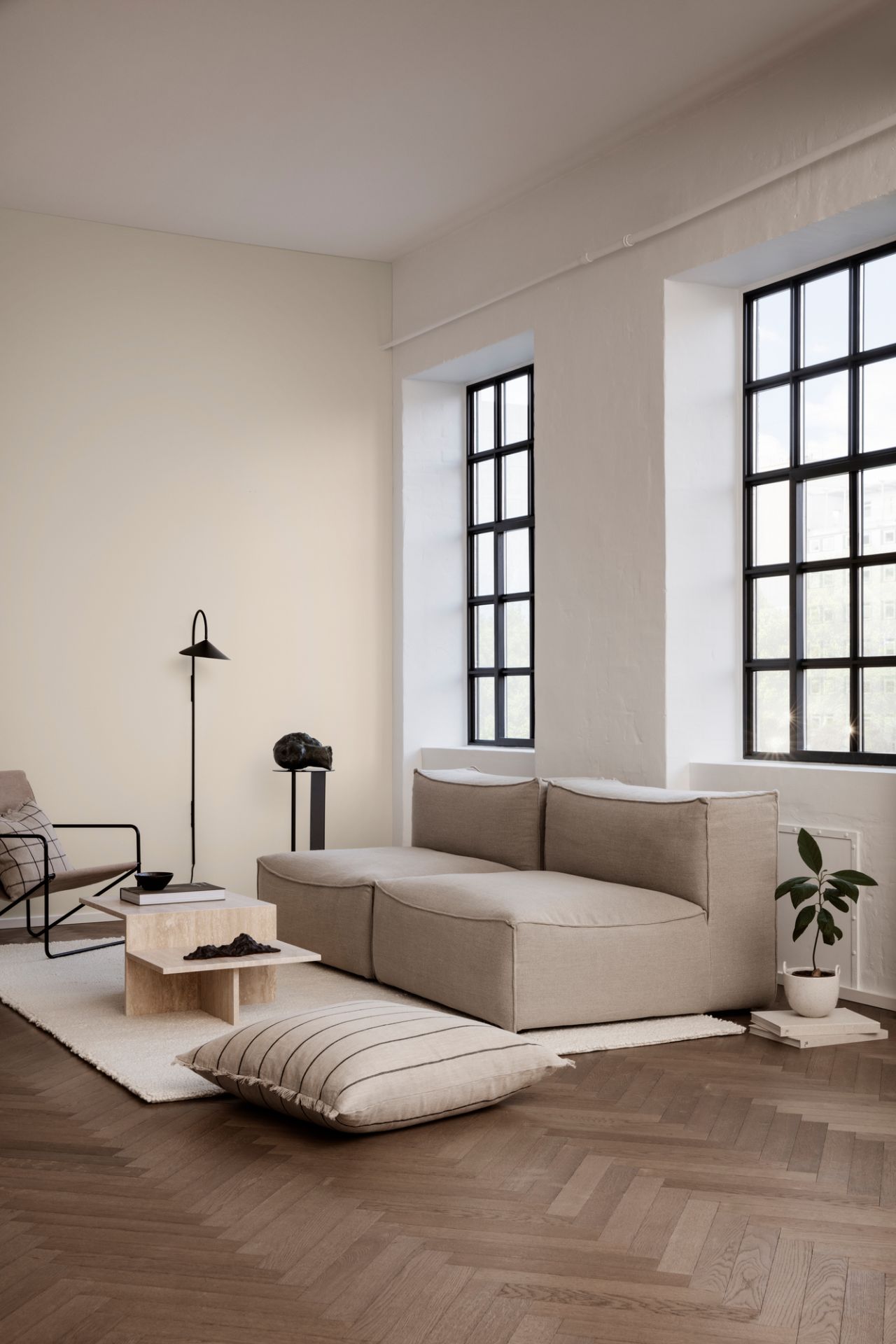 Distinct Coffee Table - Travertine table basse Ferm Living