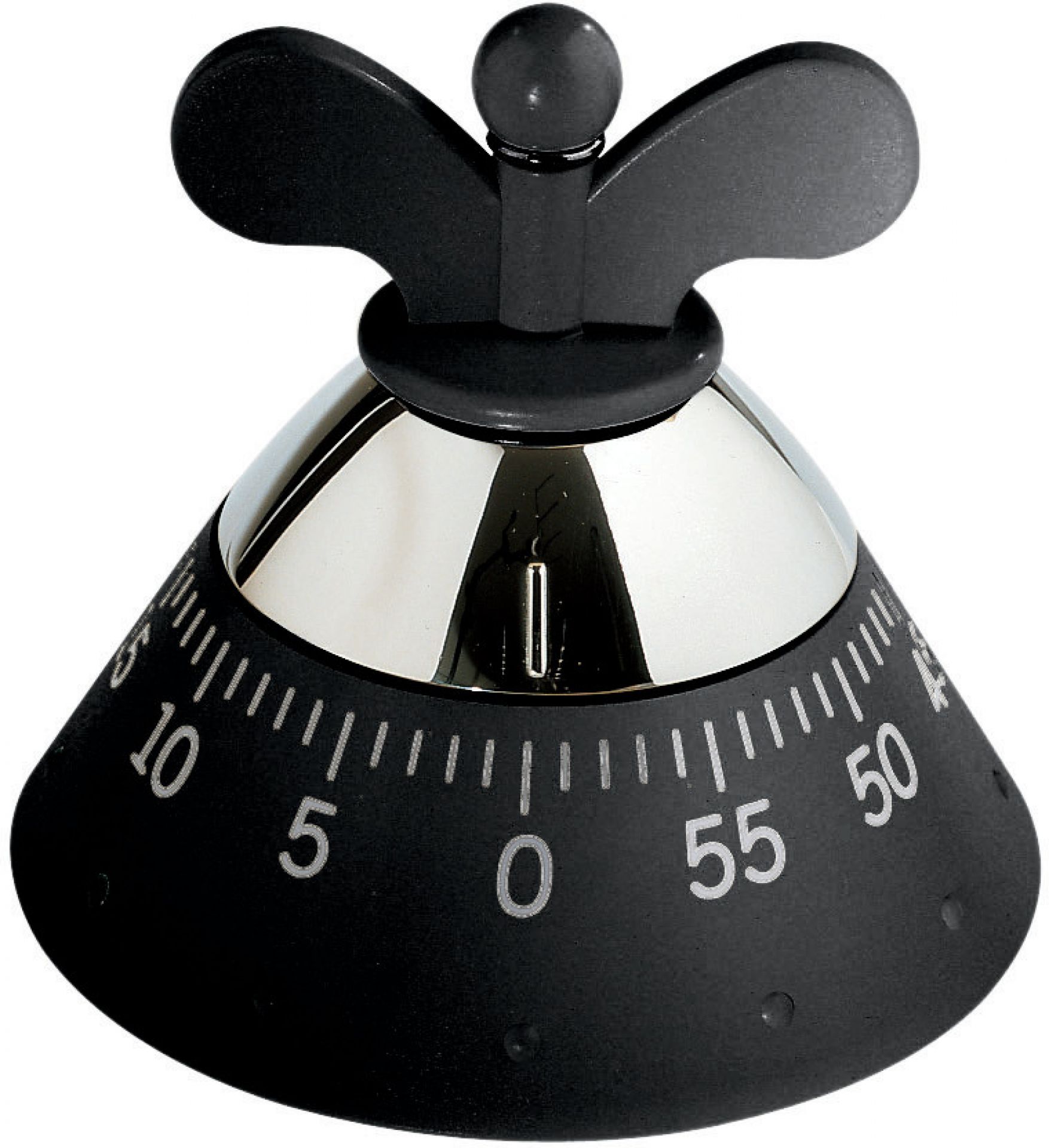 Kitchen Timer Horloge de Cuisine/Réveil de Cuisine Noir Alessi