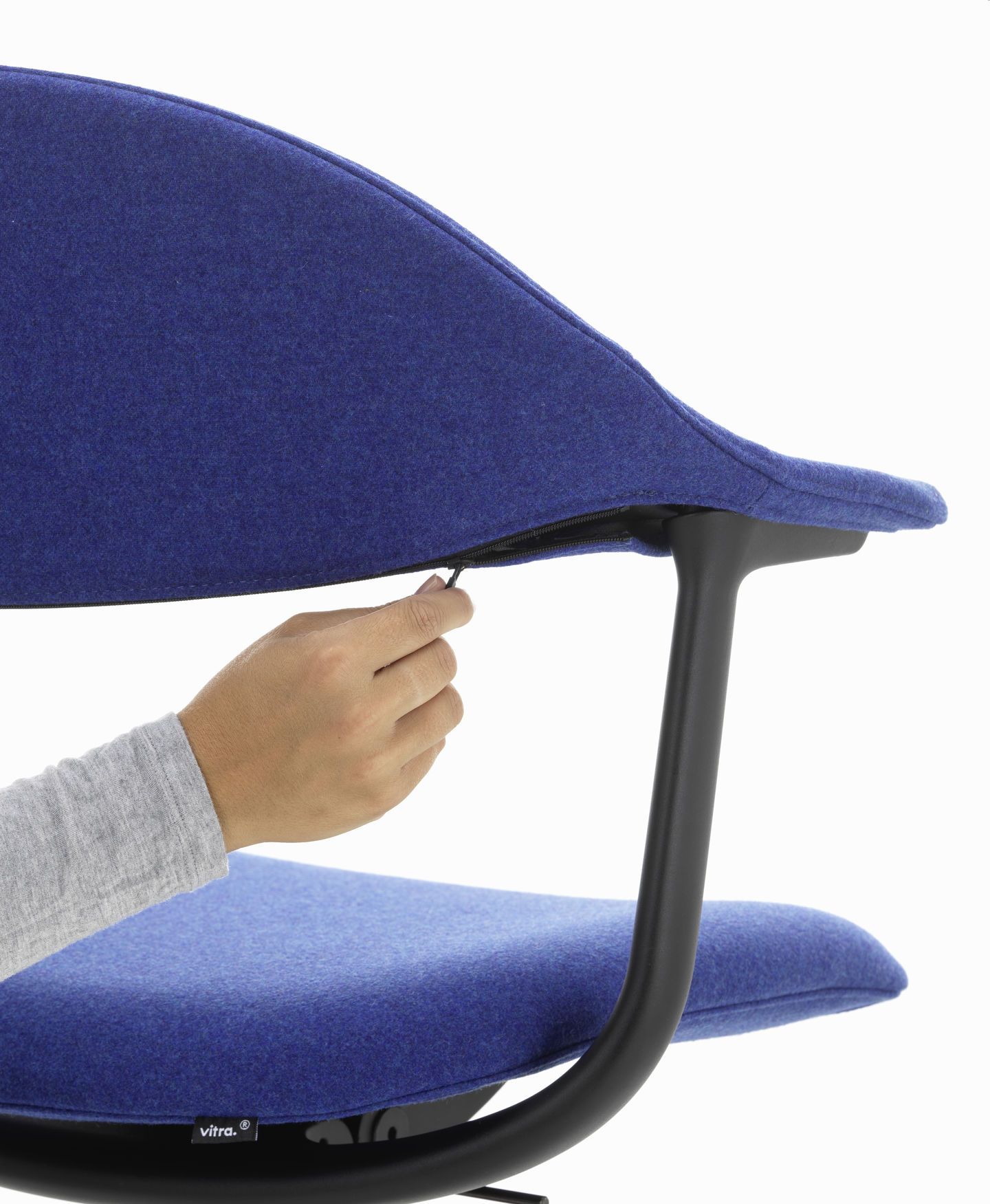 Mynt dossier et assise plastique Chaise de bureau Vitra