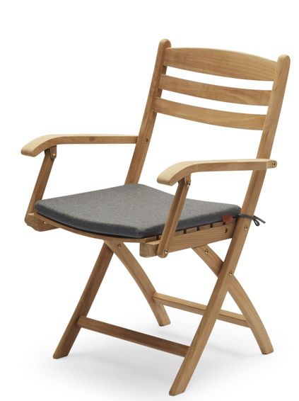 Selandia Armchair Cushion Coussin d'assise extérieur Skagerak Charcoal
