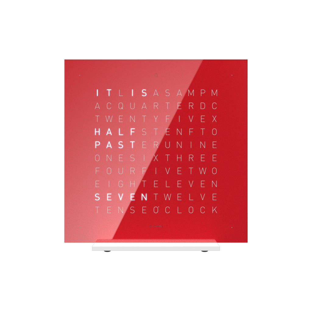  Earth 13.5 Pure Edition Horloge de table version / Montre Anglais QLOCKTWO