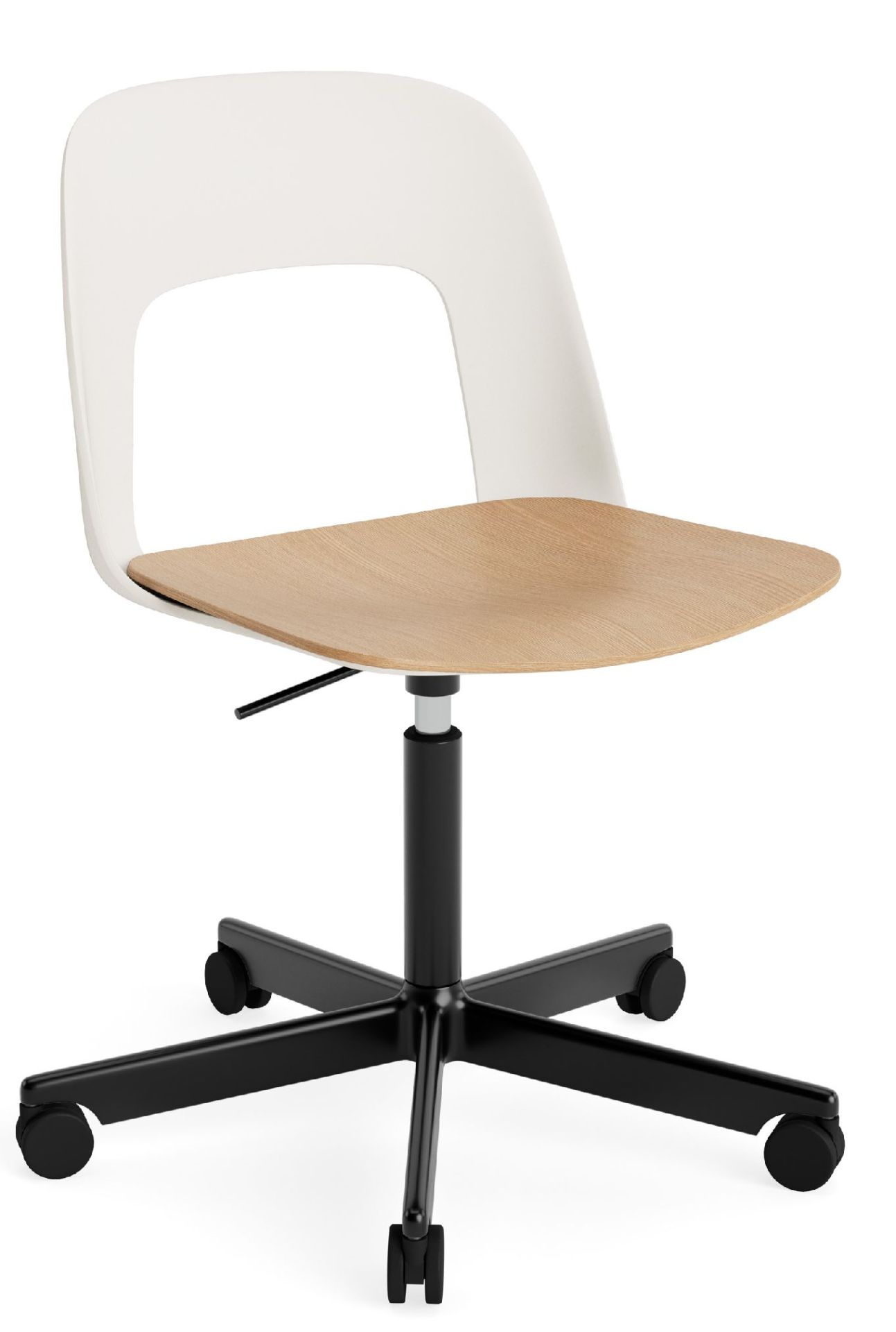 Layout Side Chair 142 chaise à pied pivotante 5 étoiles Hay  