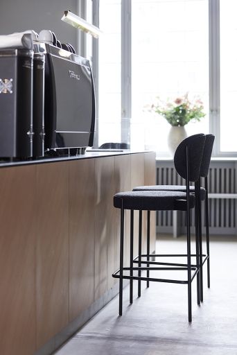 Series 430 Bar Stool Tabouret de bar 75 cm NOIR / REMIX 123 Verpan OFFRE SPECIALE