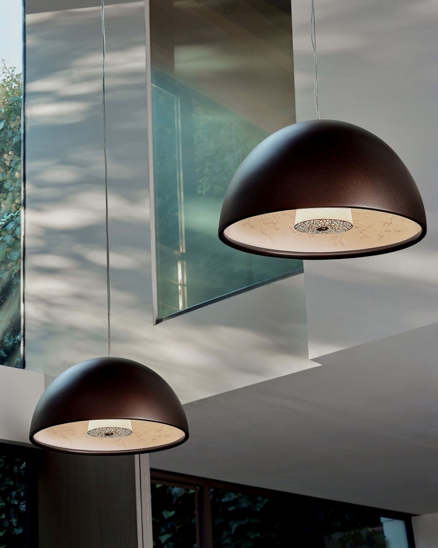 Skygarden Small Lampe suspendue Flos Rost
