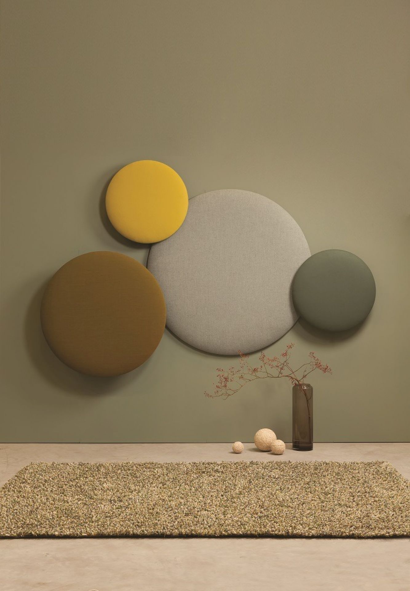 Pillow Round Panneaux muraux / élément acoustique Cascando