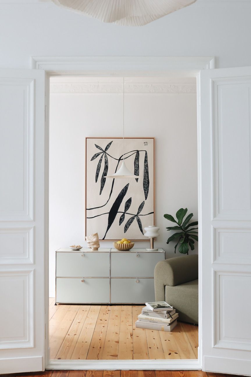 USM Haller Sideboard E2 buffet avec 4 portes pliantes