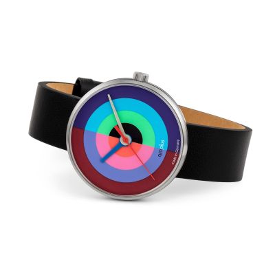 J. Albers WG montre avec bracelet en cuir Walter Gropius OFFRE SPECIALE