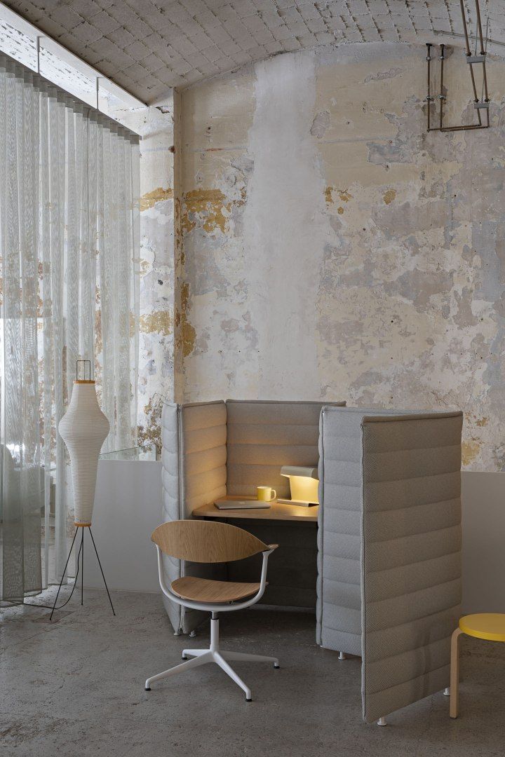 Mynt dossier et assise Plywood chaise de bureau Vitra