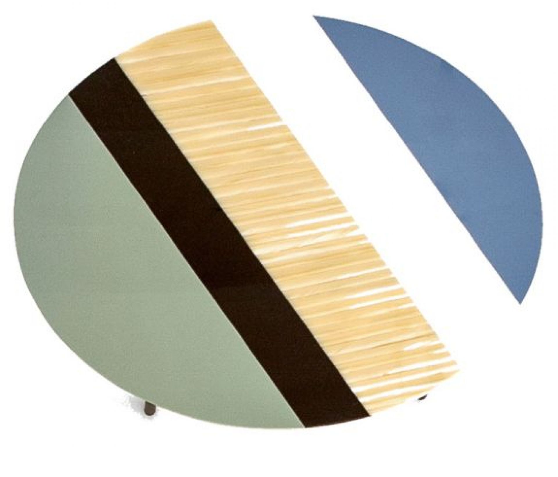 Fishbone tableau 68x54x50 bleu Moroso